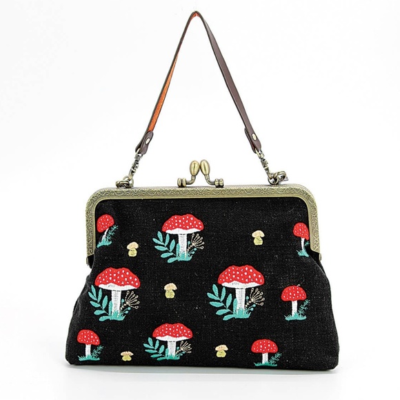Forest Floor Kiss Lock Handbag - Picture 2 of 4